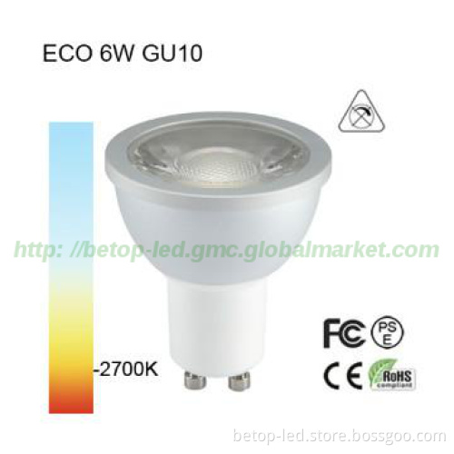 popular 6w gu10 cob led spot light